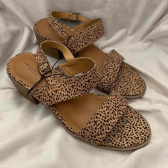 American Eagle Animal Print Block Heel Sandal - Picture 2 of 5